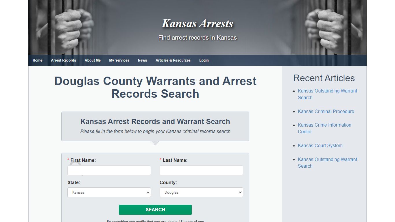 Douglas County Warrants and Arrest Records Search - Kansas Arrests